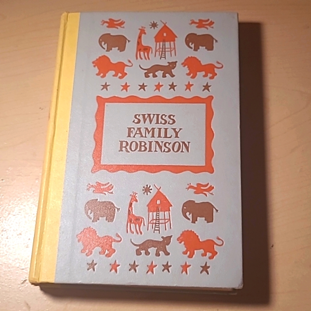 🦋2 for $15 Swiss Family Robinson - Junior Deluxe Illustrated Edition- Hardcover